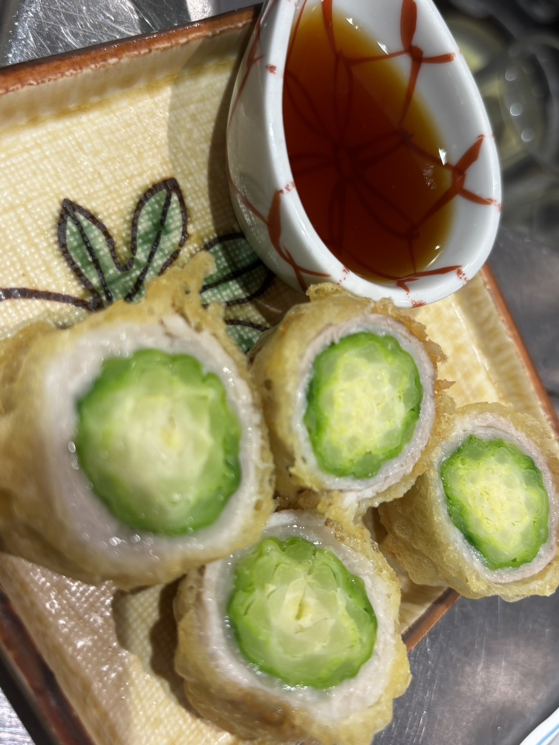 アスパラ豚バラ巻きの天ぷら